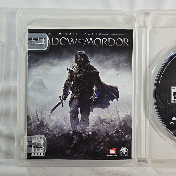 Sony PS3 Game - Shadow of Mordor with Black and Gray Cover - Picture 3 of 9